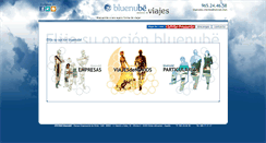 Desktop Screenshot of bluenubeviajes.com
